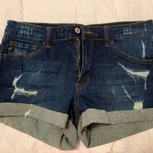 Denim shorts